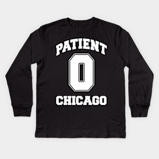 Patient Zero Zombie Chicago - White Kids Long Sleeve T-Shirt